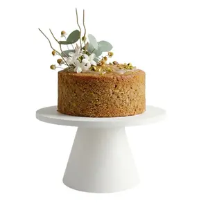 Decorative Cake Riser - White Color, Ideal for Displaying Cakes, Perfect for Parties and Events