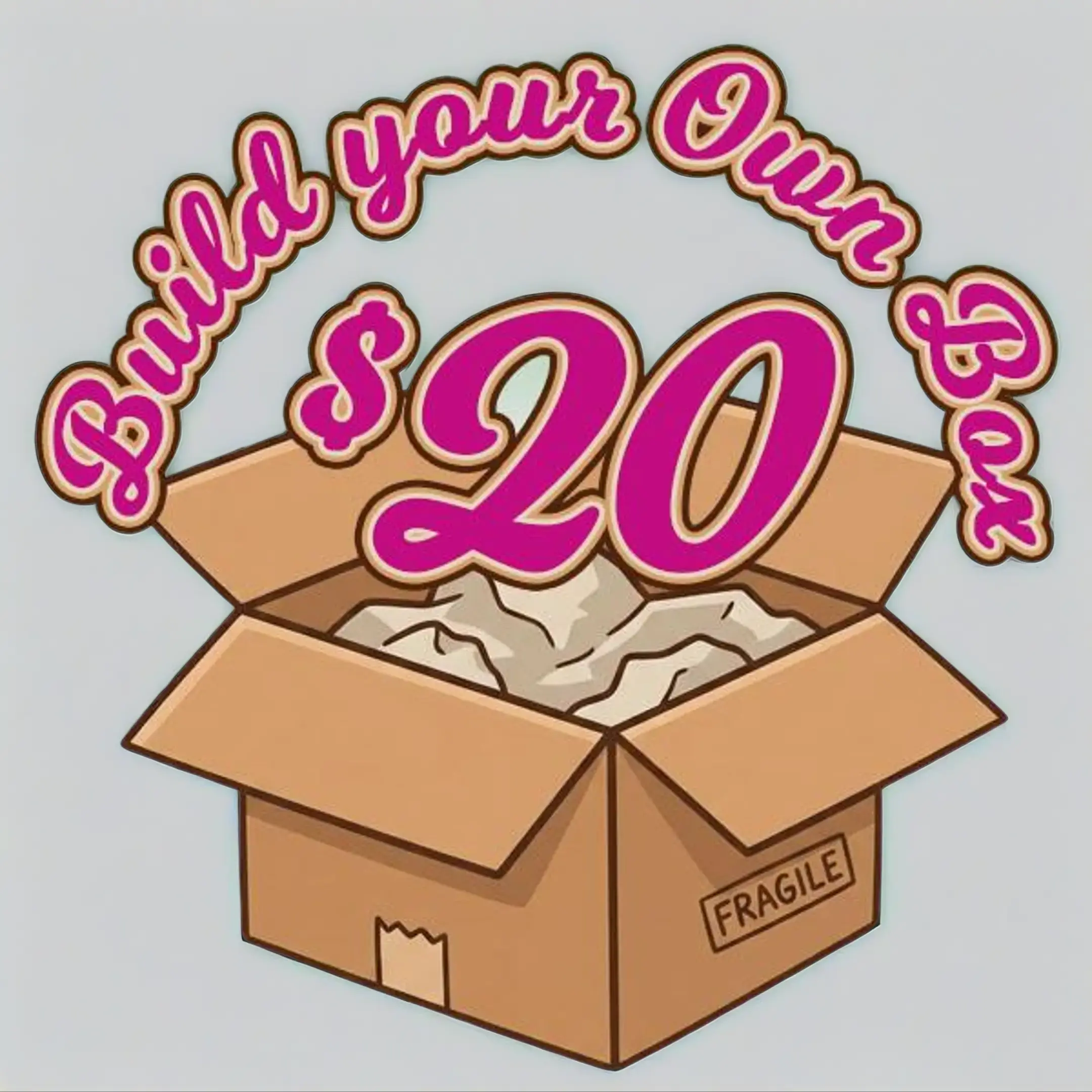 $20 Customizable Toy or Figure Build-Your-Own Box, Novelty Item for Toys& Hobbies Enthusiasts