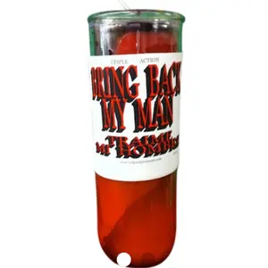 Bring Back My Man Custom Big Al Candle - 7 Day Decorative Candle with Green Lid and Original Label