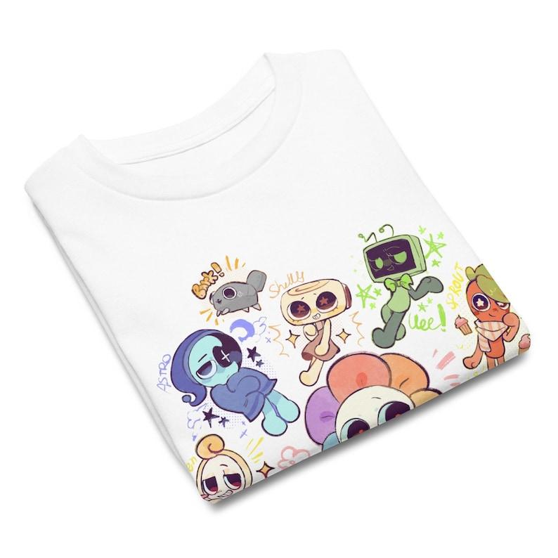 [Sale Up To 50%] Roblox Dandys World Characters Unisex  100% Cotton T-Shirt, Gamer Boys Girls Birthday Gift Present Dandy