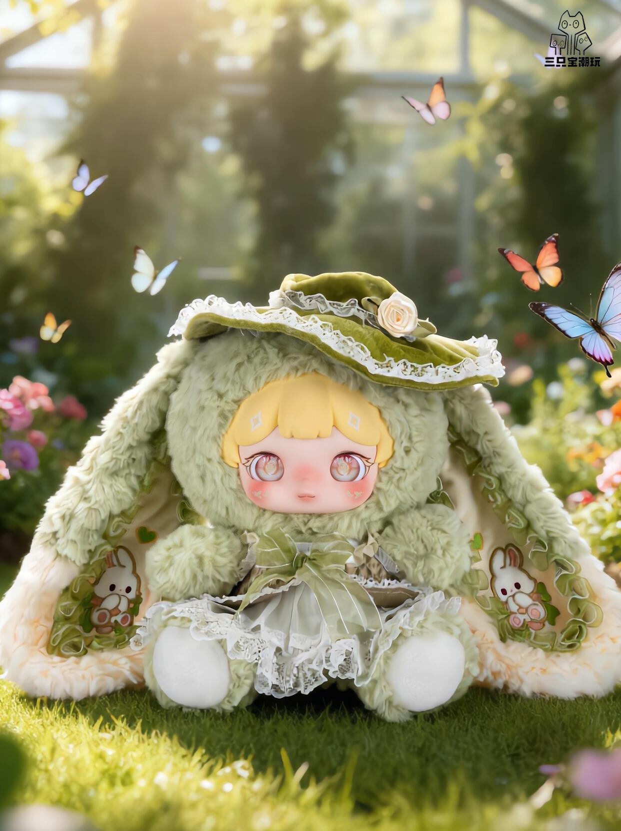 Darlym Dreanmveave Crove 600% series Plush Toy Doll， Stuffed Anima，Backpack or clothing decoration，Soft Furry Collectibles，Stuffed Animal，Bunny Plush Dolls