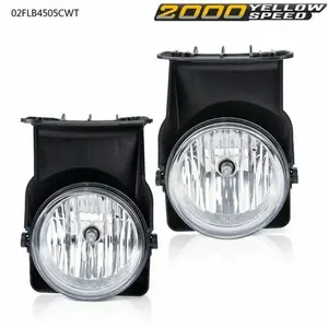 Fits For 2003-2006 GMC Sierra 1500 2500 3500 Pickup Bumper Fog Lights Lamps Pair