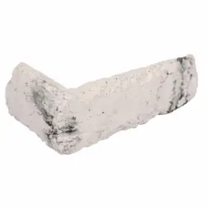 Manubric 109742 2.5 in. White with Gray Marble Tokyo Corner Brick, 15 per Pack - Pack of 60