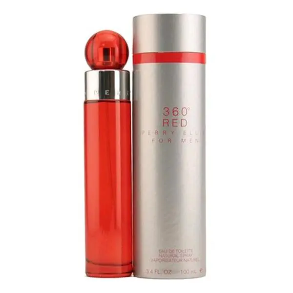 Perry Ellis 360 Red EDT Cologne for Men, 3.4 oz Hot Spray - Bold Woody Fragrance, Cedarwood Mix, Aromatic Citrus, Lavender, Musky, Oriental Spicy Notes (Men's Colognes - Beauty & Personal Care)