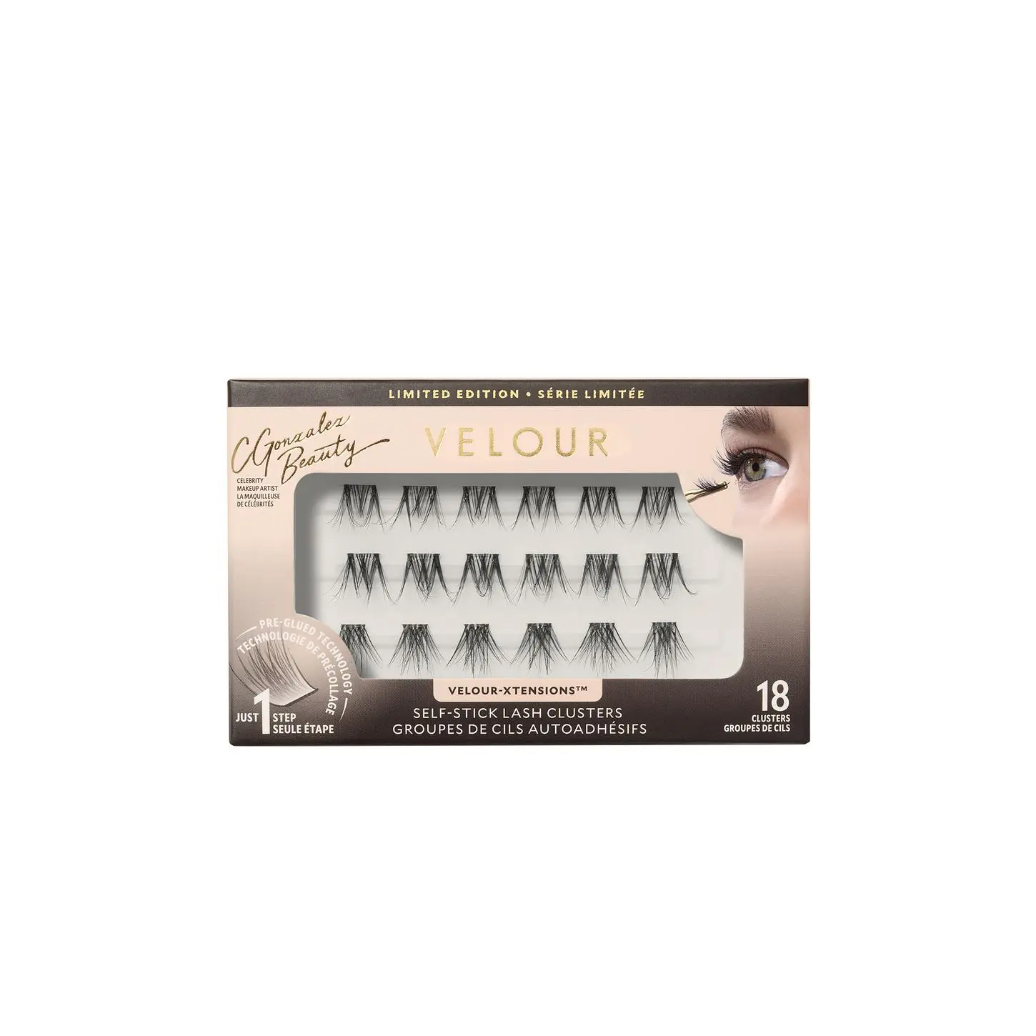 Velour Lashes X Cgonzalez Beauty Self-stick Lash Clusters Velour Lashes X Cgonzalez Beauty Self-stick Lash Clusters