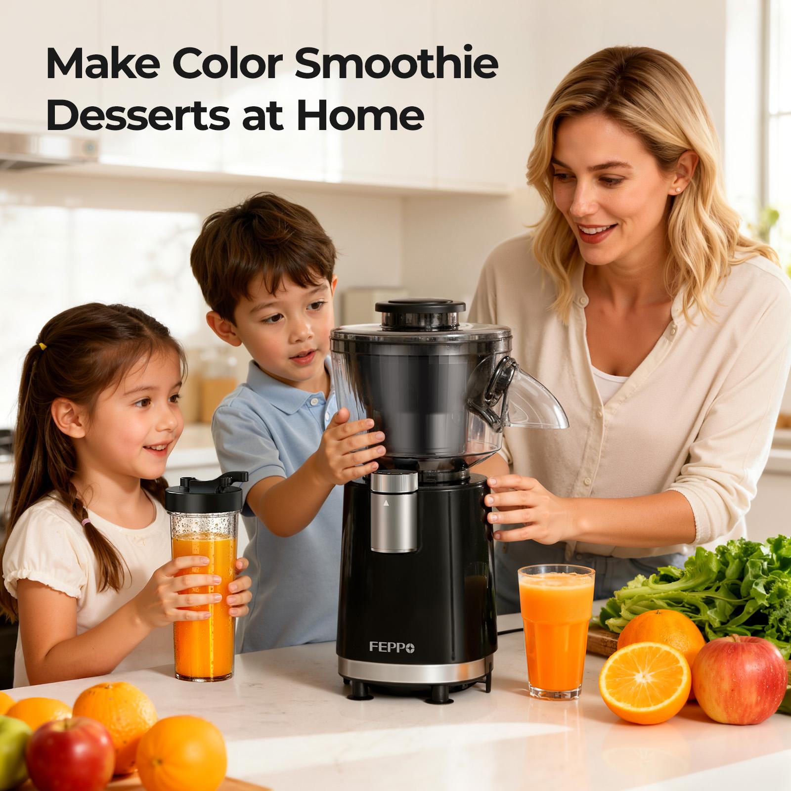 FEPPO Snow Cone Machine & Smoothie Blender 2 in 1, 700W Powerful Shaved Ice Machine Slushine Machine, Healthy Frozen Drink Maker with Stainless Steel Blade & Smoothie Recipe, for Home Kitchen Party FEPPO Snow Cone Machine & Smoothie Blender 2 in 1, 700W Powerful Shaved Ice Machine Slushine Machine, Healthy Frozen Drink Maker with Stainless Steel Blade & Smoothie Recipe, for Home Kitchen Party