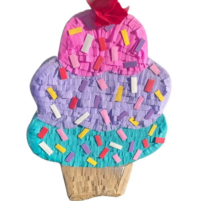 Ice Cream cone Pinata. Party Decorations