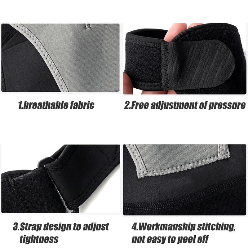 Adjustable Shoulder Support Brace with Compression Pad for Rotator Cuff Relief AC Joint Pain Recovery Left Right Shoulder Injury Stabilizer Adjustable Shoulder Support Brace with Compression Pad for Rotator Cuff Relief AC Joint Pain Recovery Left Right Shoulder Injury Stabilizer