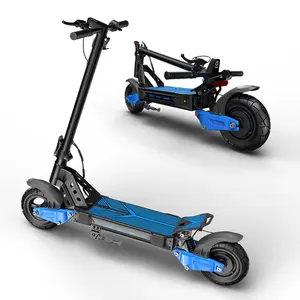 Electric Scooter with 2000W Peak Power 10-inch All-Terrain Tires LED Screen Dual Suspension System 335 lbs Load Capacity Ideal for Commuting Christmas Gift SpringStatements