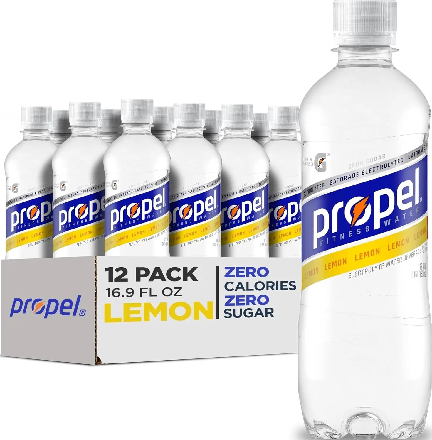 Propel, Kiwi Strawberry, Zero Calorie Sports Drinking Water with Electrolytes and Vitamins C&E, 16.9 Fl Oz (12 Count)