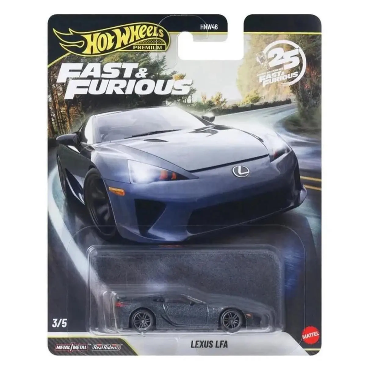 Hot Wheels Fast & Furious Premium Lexus LFA Model Car HW468 Collectible Die-Cast Vehicle