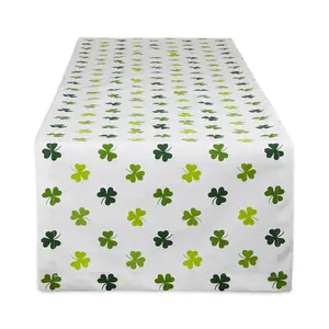 Design Imports Shamrock Shake Print Table Runner "14x72" Design Imports Shamrock Shake Print Table Runner "14x72"