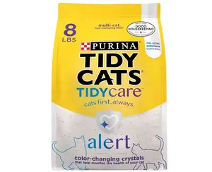Purina Tidy Cats Tidy Care Alert Health Monitoring Litter with Silica Crystals - 8 Pound (Pack of 1)