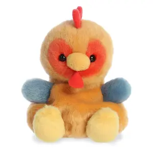 Palm Pals Adorable Red Rooster 5 inch Mini Soft Plush Collectable Stuffed Animal