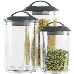 Calypso 6pc Acrylic Canister Set, 2 Color Choices
