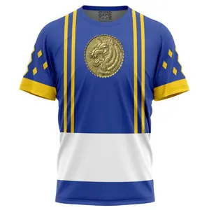 AnimeDwarf Blue Ranger Ninjetti Power Rangers T-Shirt All-Over Print