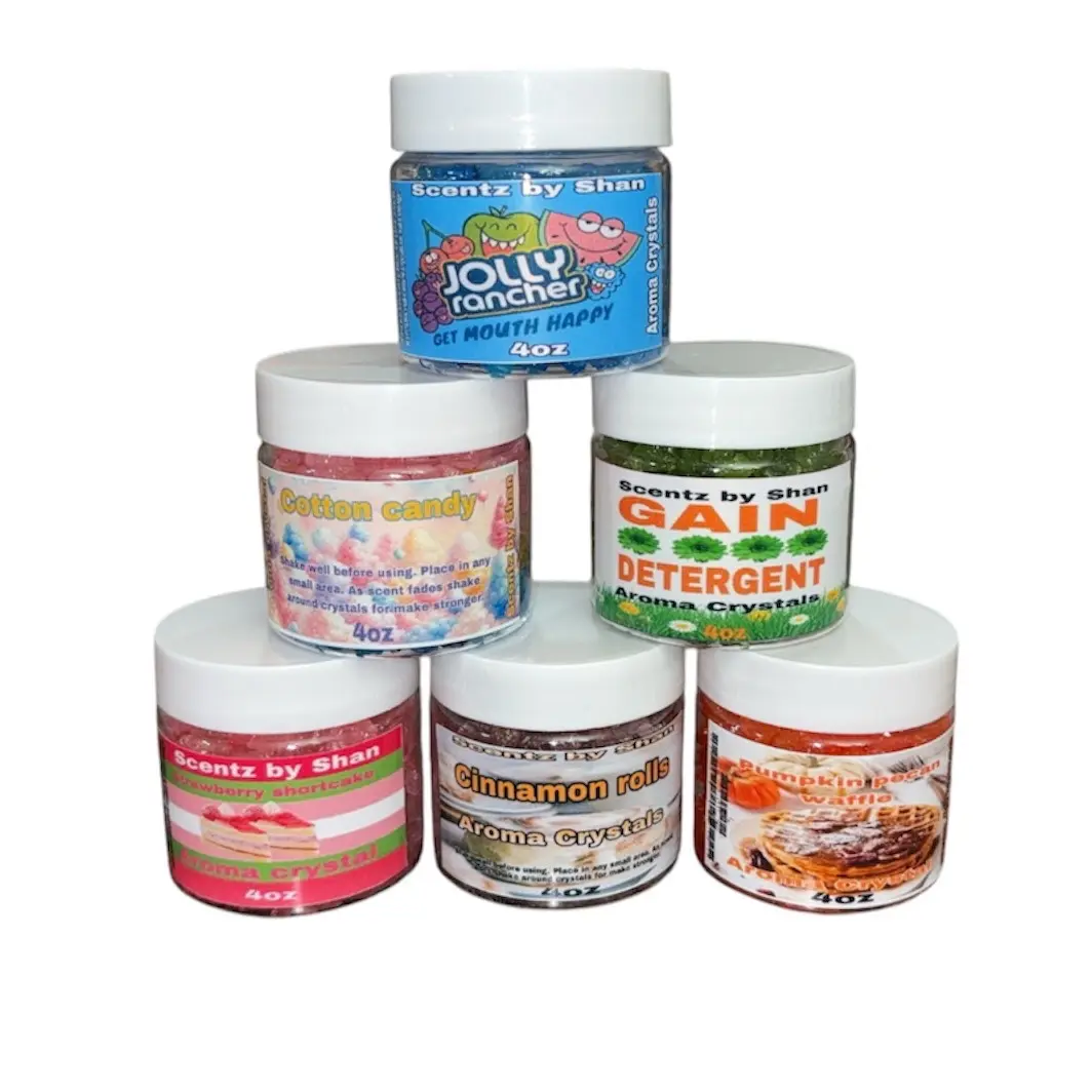 4oz Long Lasting Aroma Crystals - Freshly Scented Air Freshener Fragrance