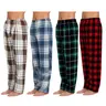 Men's Plaid Sleepwear Set 4 Piece Pants, Pajama Bottoms, Loungepants, Home Clothes Loungewear, Comfortable, Casual and Stylish Pajamas, Perfect Gift for Quality Lovers, All Seasons, Elastic Fitted Design, Loungewear