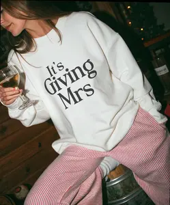 Its Giving Mrs - Bride Sweatshirt | Engagement Party Sweater, Bachelorette Outfit, Honeymoon Crewneck