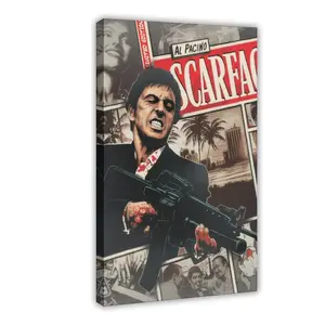 Scarface,print,Painting Print Gift,Artistic Posters,Room Wall Photo Decoration,Ornaments Decoration.