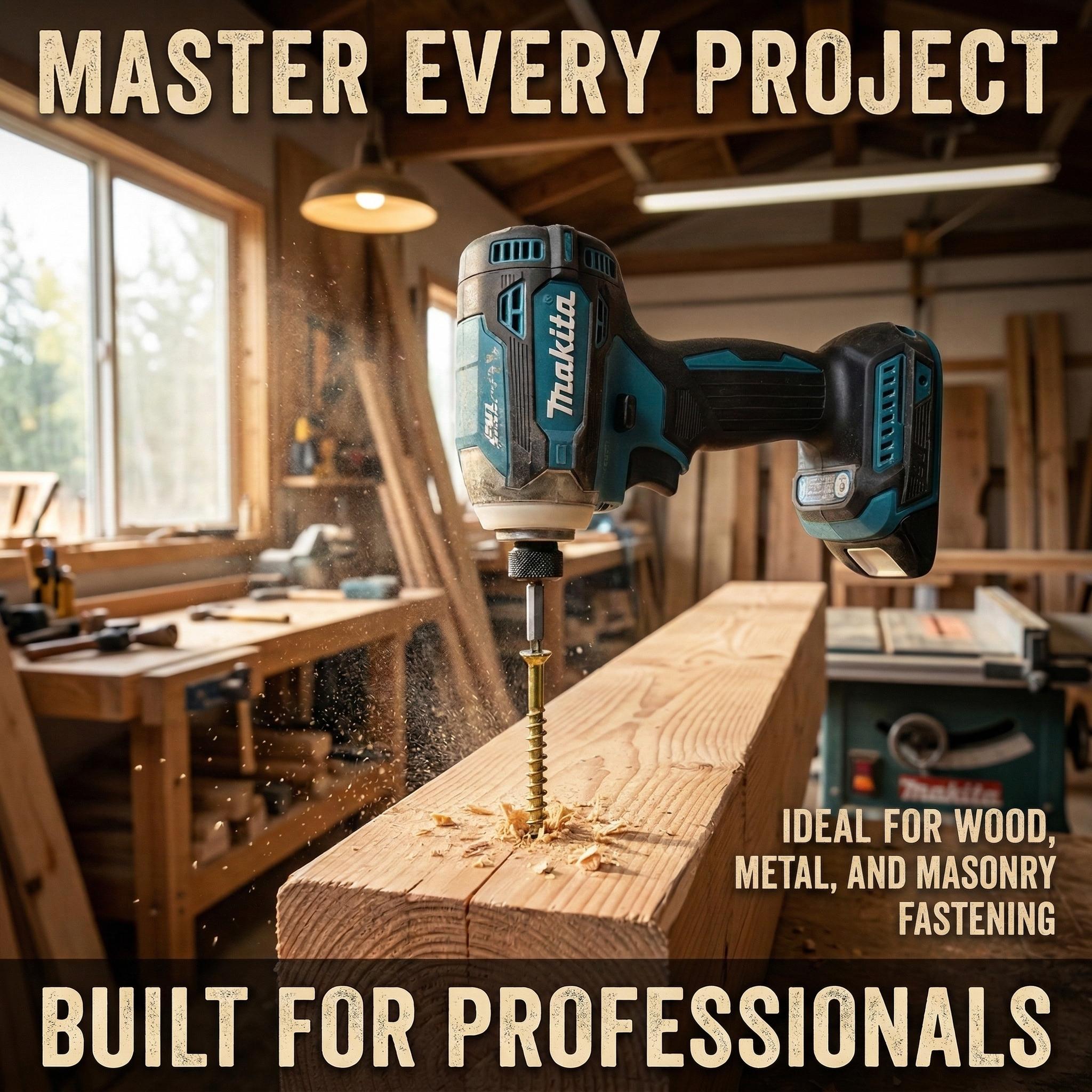 Makita DTD171 Impact Driver Drill Brushless Motor Kit With Battery Charger  Assembly Tasks professional power tool  impact wrench powertools high torque