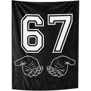 Six Seven 6 7 Meme, 6 7 Funny Trendy, 67 Trend, Meme Blankets Bulk Blankets Throw Blanket for Preschool