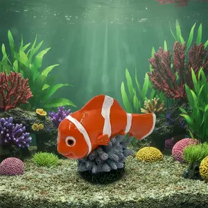 Clown Fish Design Tank Decor