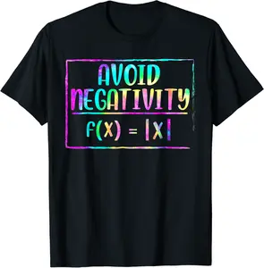 Avoid Negativity Funny Math Problem Engineer T-Shirt - Karenlyn Shop 96B09D9LHZLK