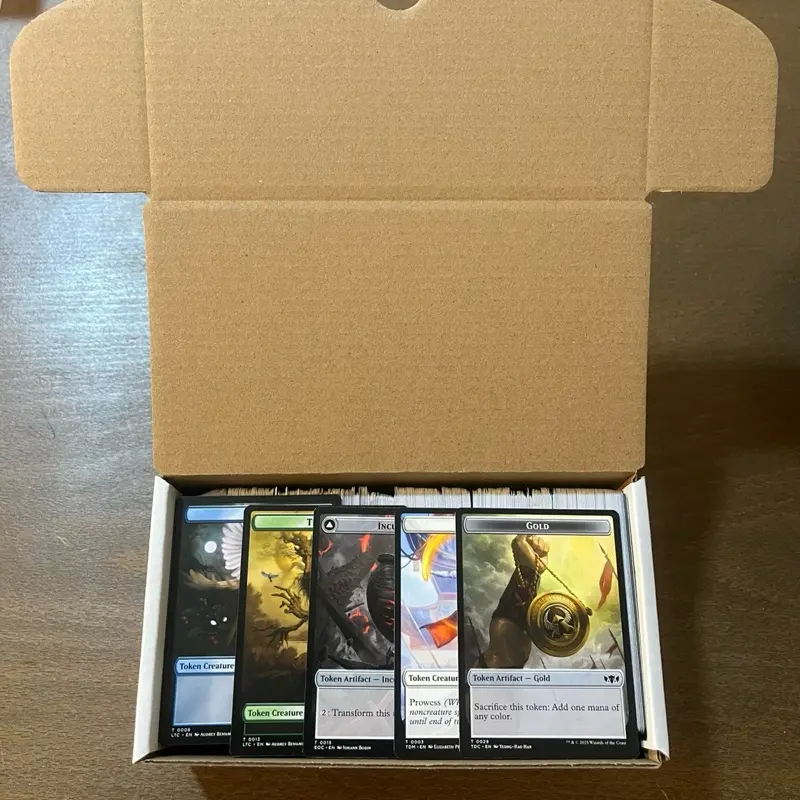 MAGIC The Gathering MTG Basic Token lot of 500 Bulk Duplicates Present -  TikTok Shop