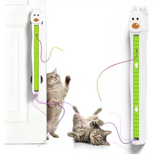 Interactive  s for Indoor Cats - Automatic  s with Motorized String Action, Sticking Door Electric Enrichment  Kitty  for Bored Indoor