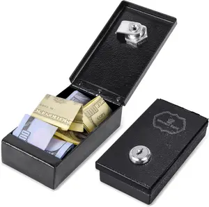 Winners , Metal Box For Gambler, Winner  With Key , Mini Lock Box For Gamblers,  Box Portable Safe   Pocket Sized  Box with Key Go   (1Pack)