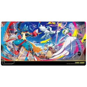 PKM Center Original Mega Evolution Deskmat and Mouse Pad Cozy Gaming Desk Mat Anime Setup Mat Mousepad Playmat Cartoon Anime Mouse Pad and Desk Pad for Gaming and Office Use