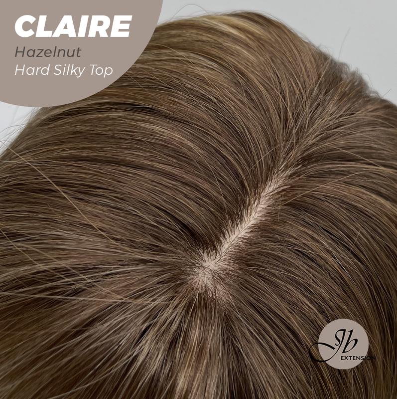 JBEXTENSION 22 Inches Scalpiana 3.5X4 Hard Silky Top Natural Scalp Effect Fashion Women Wig CLAIRE SILKY TOP