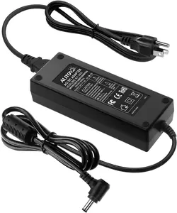 24V Power Supply DC 24 Volt 5A AC Adapter 100-240V AC/DC Adapter Transformer Compatible 5 Amp 4A 3A 2.7A 2.5A 2A with 5.5 * 2.5mm/2.1mm Tip for LED Strip CCTV Camera Printer LCD Monitor