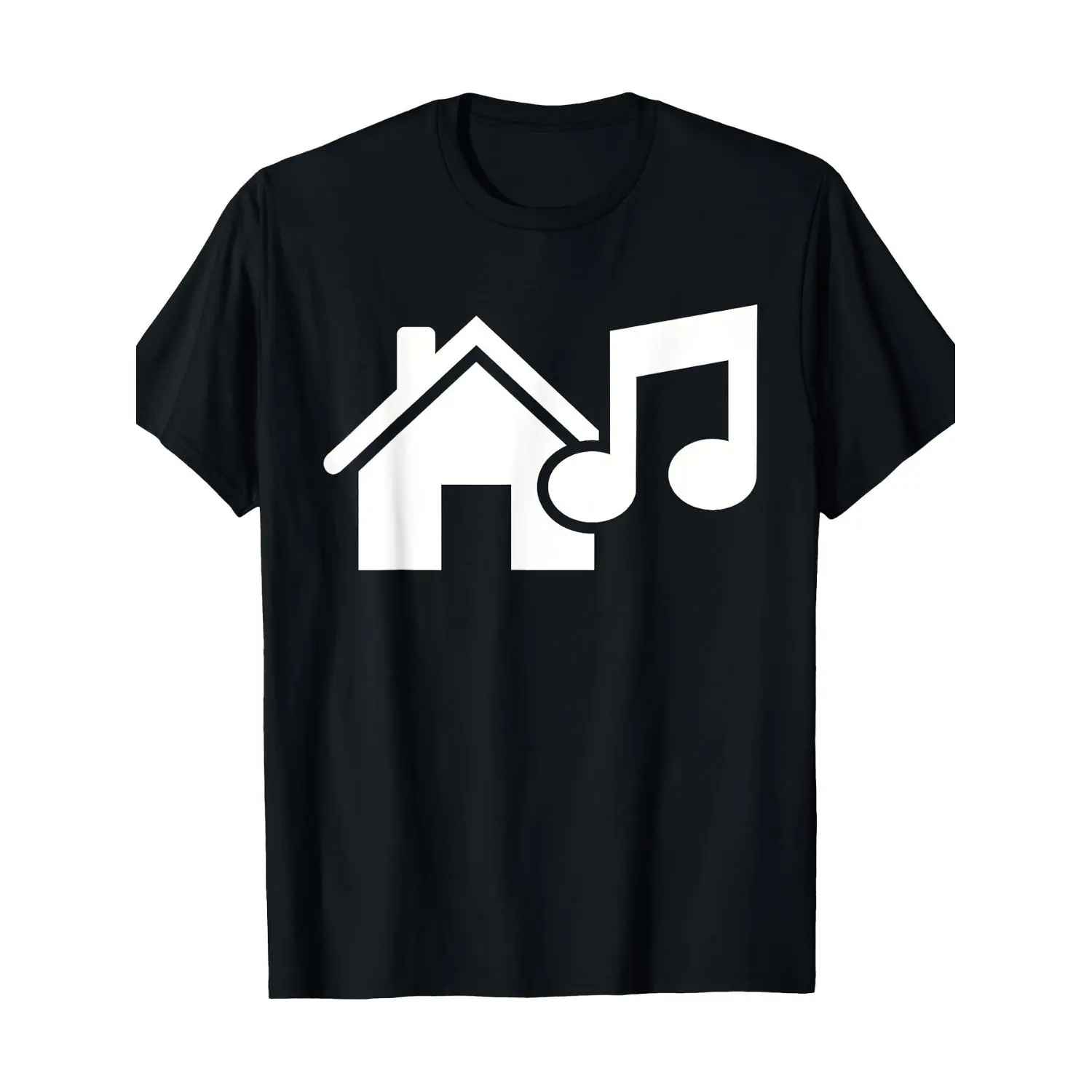 Men'S Short-Sleeve Round-Neck T-Shirt Featuring a Classic House Music Design, Perfect for Casual Wear in All Seasons