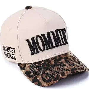 VG-Mommin Trucker Hat for Women – Vintage Two-Tone Embroidered Mom Baseball Cap, Adjustable Ponytail Snapback Hat, Casual Everyday Gift for Moms summerwins