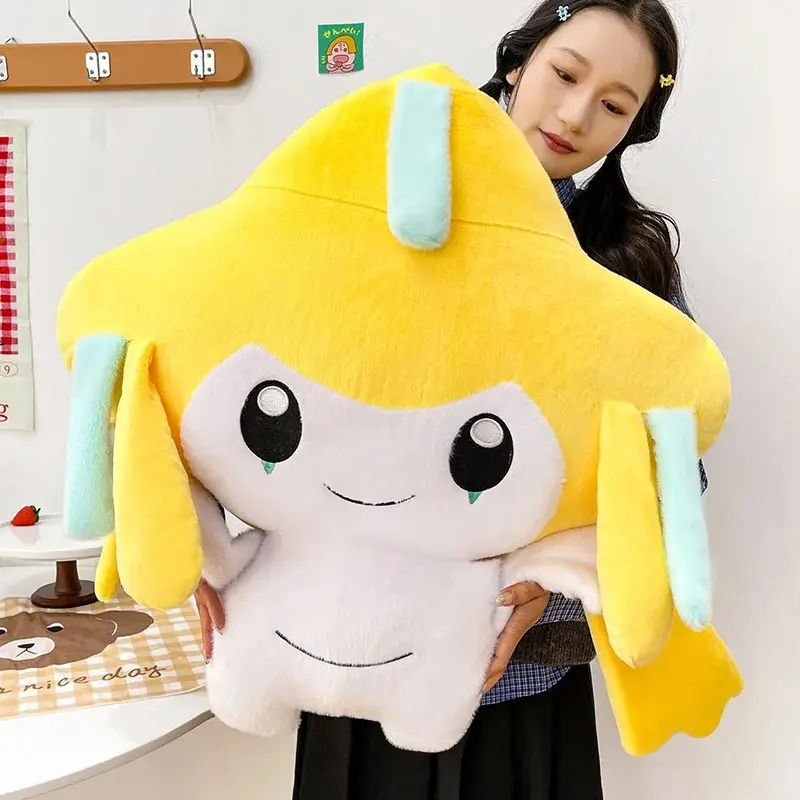 30/40/55cm Big Size  Jirachi Plush Toys Pillow Cartoon Plushie Anime Kawaii Doll Stuffed Gift for Childrens Xmas