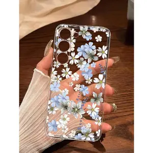 A stylish colorful floral soft phone case, compatible with iPhone 17/16/15/14/13/12/11/X/XS/XSMAX/XR/17E/7P/8P. Can be given as a holiday gift to friends, family, or yourself.