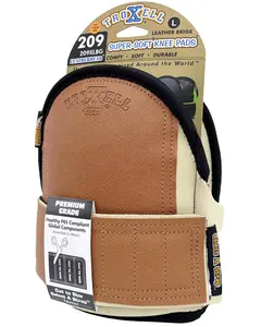 TROXELL USA - Large Beige Super-Soft Kneepads (Manufacturer Direct)
