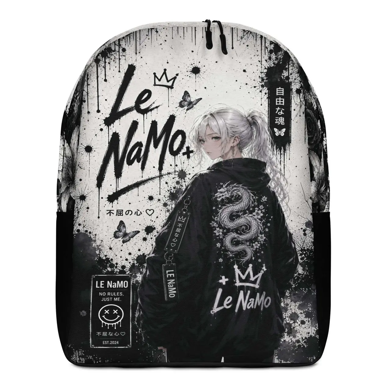 Le NaMo Silver Dragon Resolve Minimalist Backpack
