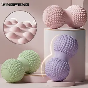 Peanut Massage Ball, Neck Fascia Peanut Ball, Raised Dots, Yoga Back Arch Fascia Massager