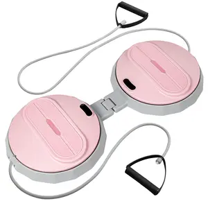 Portable Waist Twisting Ab Trainer -500 lbs Capacity Core Exercise Equipment for Home, Adjustable Abdominal Trainer for Strength Training