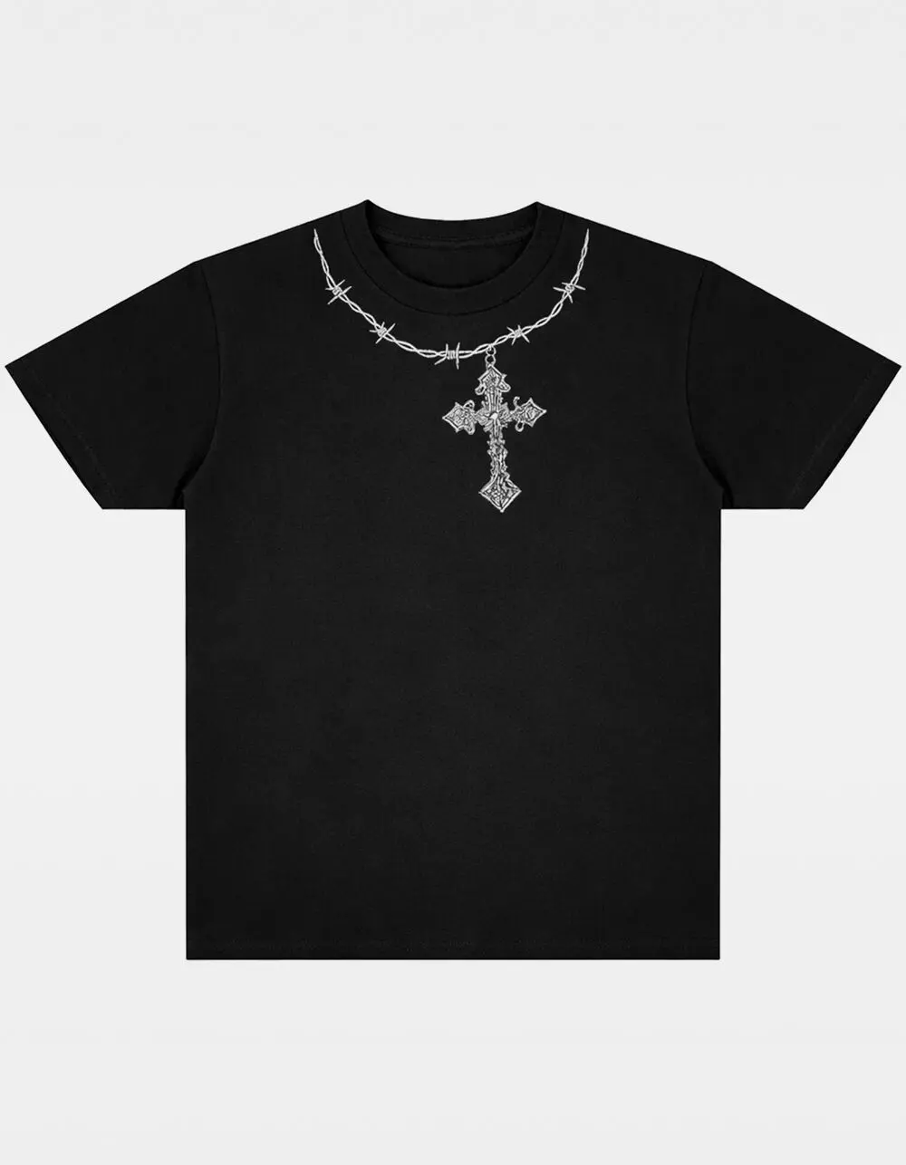 LA FAMILIA Barbed Cross Mens Tee
