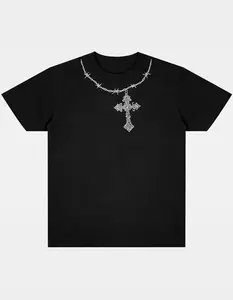 LA FAMILIA Barbed Cross Mens Tee