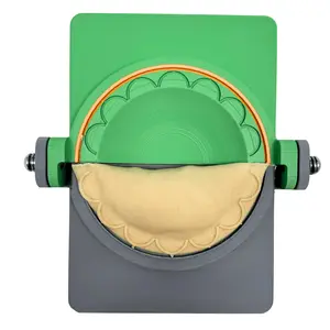 Empanada Press Flower Crimp + Built-In Dough Cutter | Cookie Pie Molds, Mini Pie Molds, Pocket Pie Press, Heart Shaped Empanada Maker | PETG | Made in USA | 3.5" to 7"