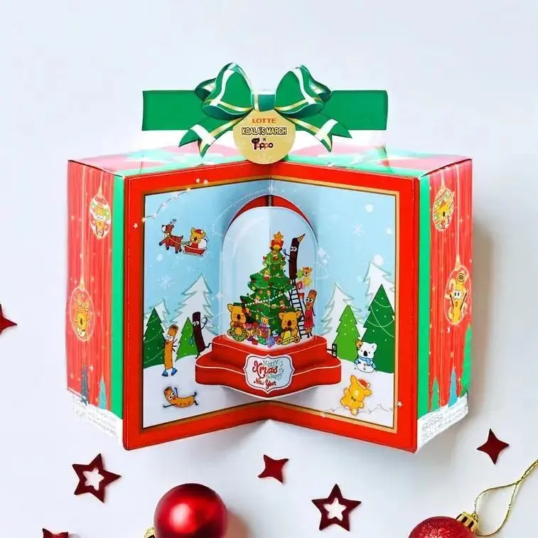 LOTTE Koala's March Christmas Tree Gift Box - Vanilla & Chocolate