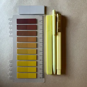 Sunflower Yellow Annotation Kit for BookTok & Booksta Lovers with Reading Tracker Bookmark Aesthetic Pens & Stickers Perfect for Romance Fantasy Mystery Reads, Perfect for Journaling