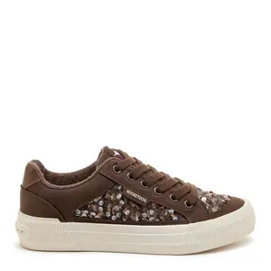 Cheery Brown Sequin Sneaker