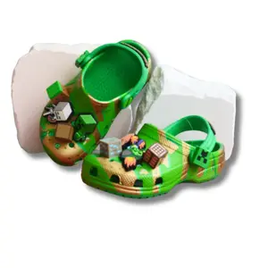 Game Crafts Clogs For Young Shoes, Soccer Trending Clogs, Best Gift Idea, Summer Shoes, Original Classic Clogs, Cartoon Clogs