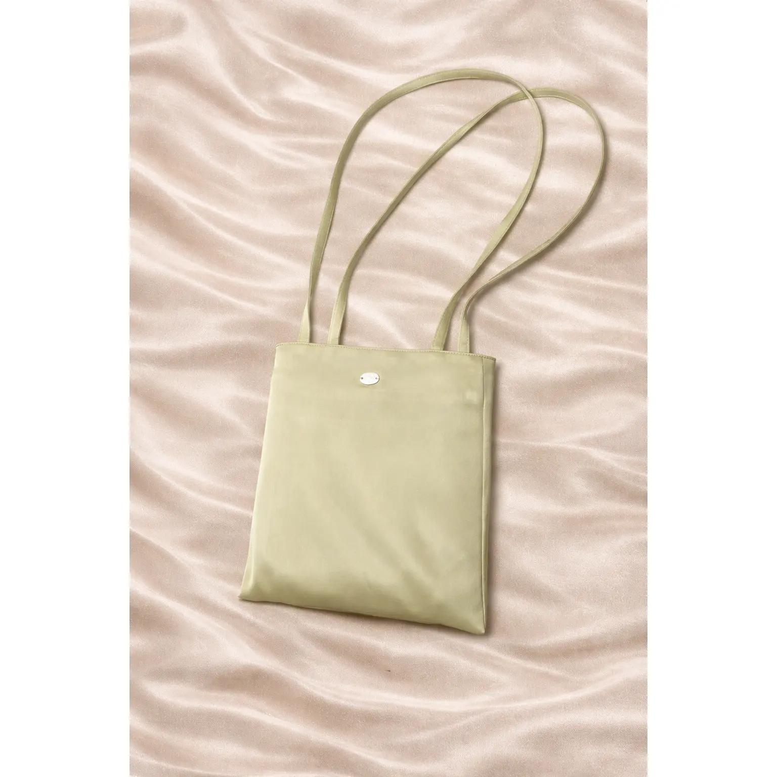 Satin shoulder bag